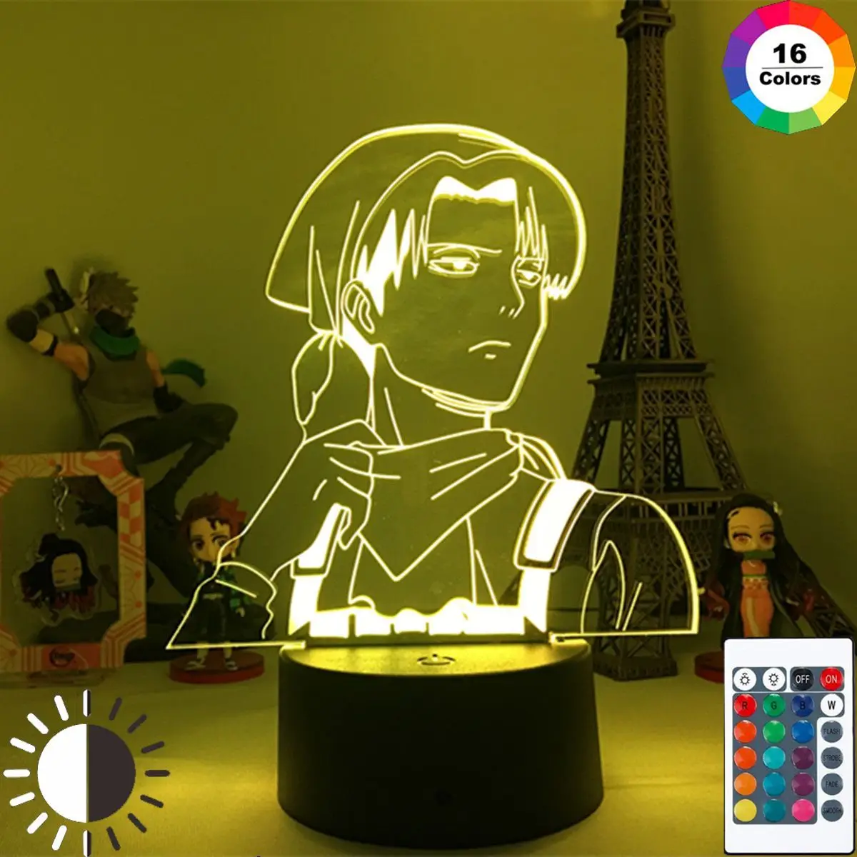 Levi Ackerman Acrylic 3d Lamp Attack on Titan for Home Room Table Decor Nightlight Child Gift USB LED Bedside Night Light Anime
Levi Ackerman Acrylic 3d Lamp Attack on Titan for Home Room Table Decor Nightlight Child Gift USB LED Bedside Night Light Anime