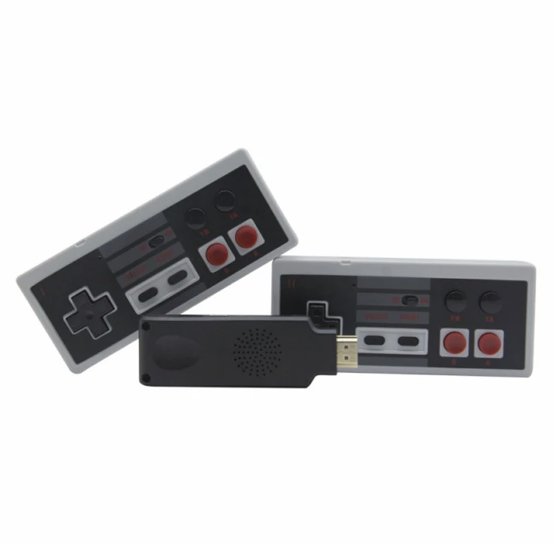Игровые консоли HDMI Mini, беспроводной контроллер, встроенный 620 классический ретро игровой консоль для двух игроков, AV/HDMI выход
Игровые консоли HDMI Mini, беспроводной контроллер, встроенный 620 классический ретро игровой консоль для двух игроков, AV/HDMI выход