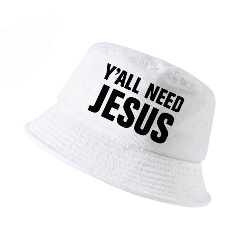 summer sun men fishing hat 100% cotton Y'all Need Jesus cap Christian church youth Worship fisherman hats harajuku bucket gorro 
summer sun men fishing hat 100% cotton Y'all Need Jesus cap Christian church youth Worship fisherman hats harajuku bucket gorro