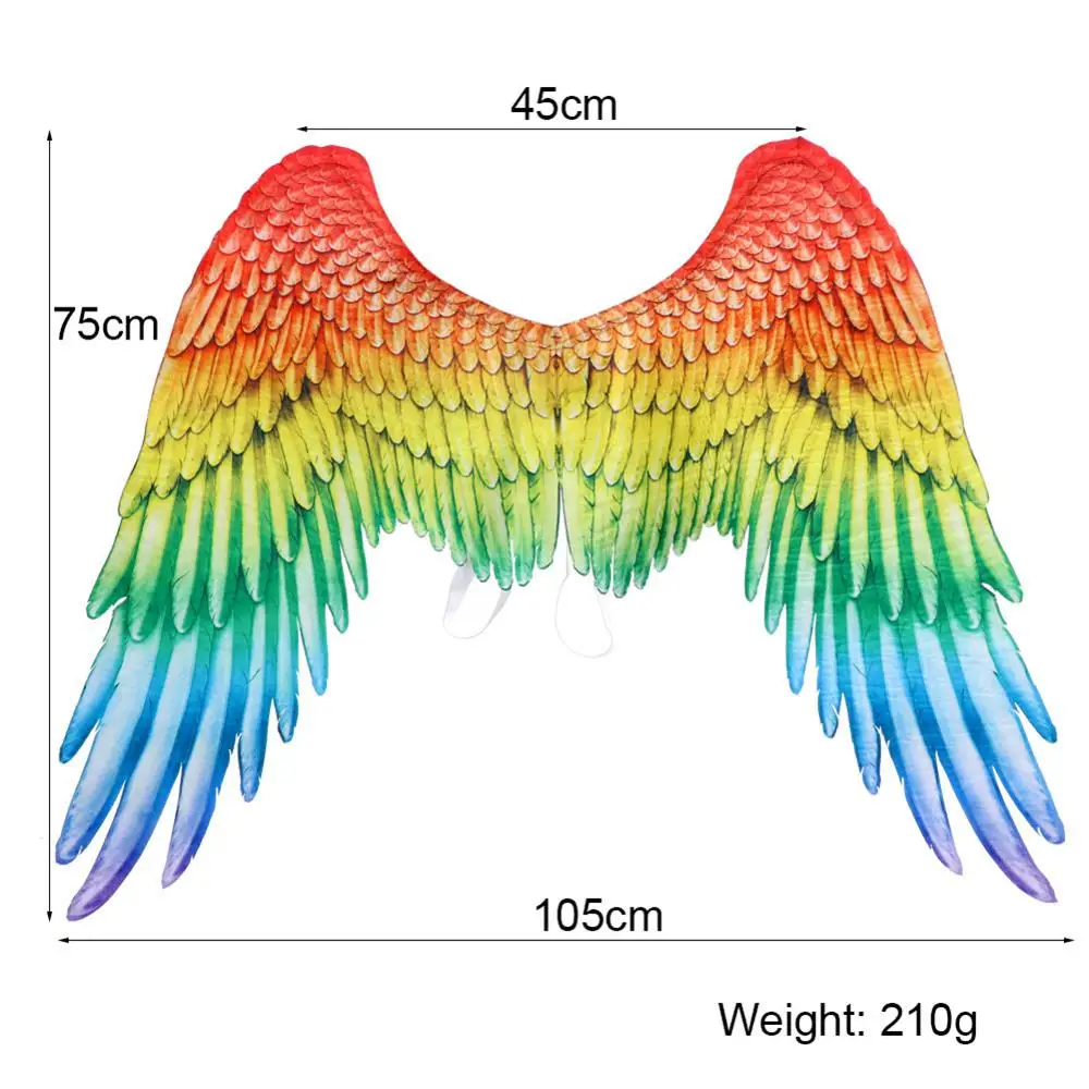 Rainbow Angel Wings Halloween Party Costume Cosplay Props Decoration for Adult Children Kids
Rainbow Angel Wings Halloween Party Costume Cosplay Props Decoration for Adult Children Kids
