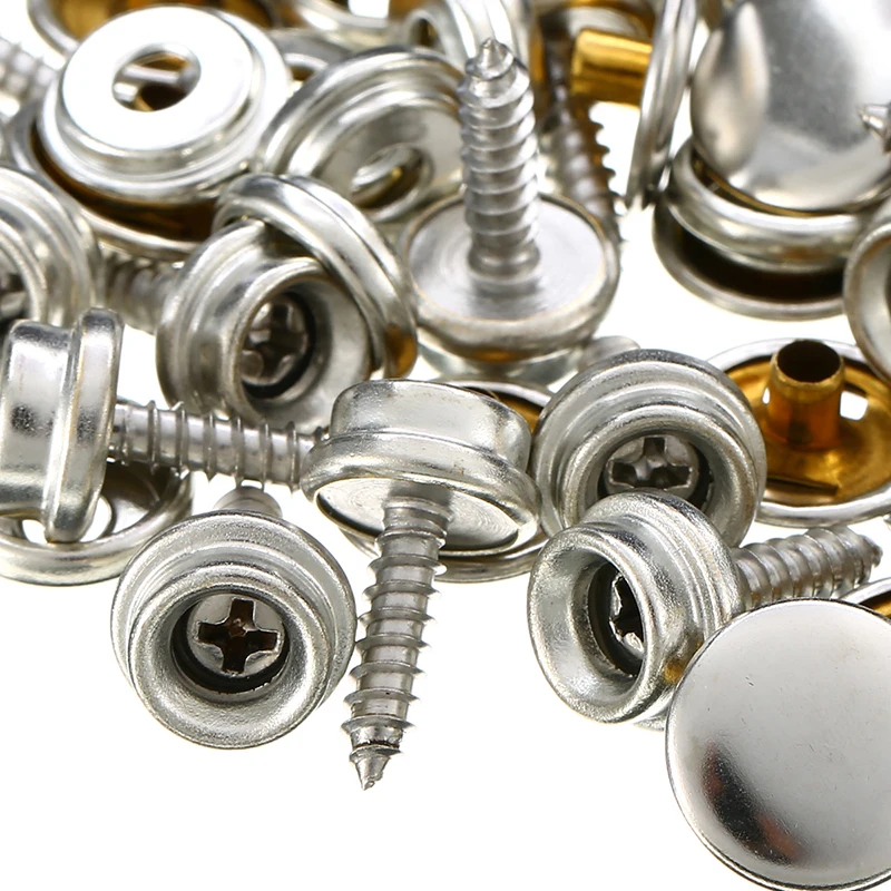 5/8" Self-tapping screw stud Snap Fastener sockets 15mm Snap Fastener Leather Jackets Handbags Kit Boat
5/8" Self-tapping screw stud Snap Fastener sockets 15mm Snap Fastener Leather Jackets Handbags Kit Boat