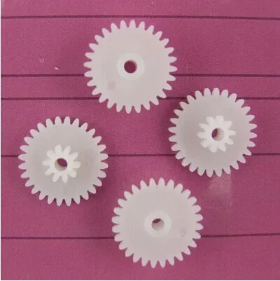 Double gear 0.5 modulus 28102B reduction gear teeth gear plastic laminated DIY model toy car accessories handmade materials
Double gear 0.5 modulus 28102B reduction gear teeth gear plastic laminated DIY model toy car accessories handmade materials