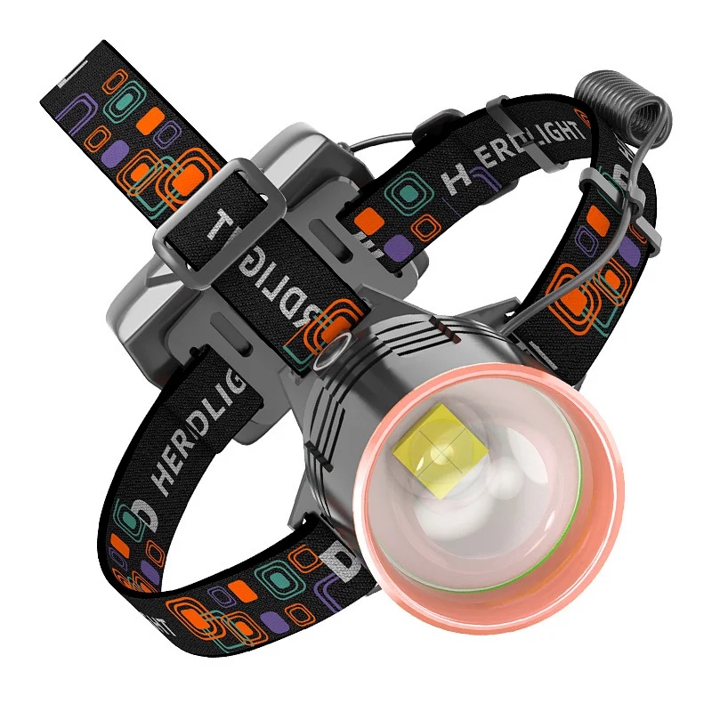Portable Zooming LED Headlamp 3000LM 5-Mode Zoom Headlight Rechargeable 18650 Battery Waterproof for Fishing Hunting
Portable Zooming LED Headlamp 3000LM 5-Mode Zoom Headlight Rechargeable 18650 Battery Waterproof for Fishing Hunting