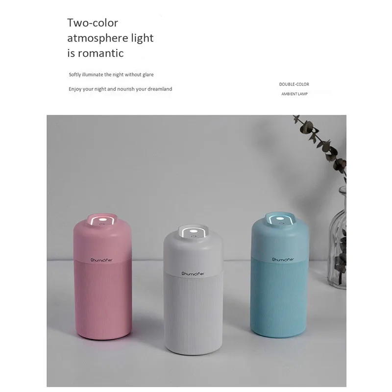 350Ml Mini Humidifier Mute Cool Mist Humidifiers,Portable USB Air Humidifier for Bedroom Home,Office or Car
350Ml Mini Humidifier Mute Cool Mist Humidifiers,Portable USB Air Humidifier for Bedroom Home,Office or Car