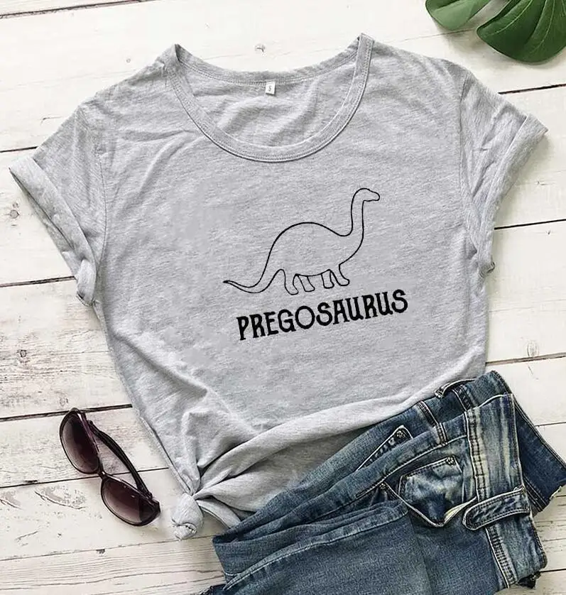 100% Cotton Women T Shirt Pregosaurus Printed Tshirt Ladies Short Sleeve Tee Shirt Women Female Tops Clothes Camisetas Mujer
100% Cotton Women T Shirt Pregosaurus Printed Tshirt Ladies Short Sleeve Tee Shirt Women Female Tops Clothes Camisetas Mujer