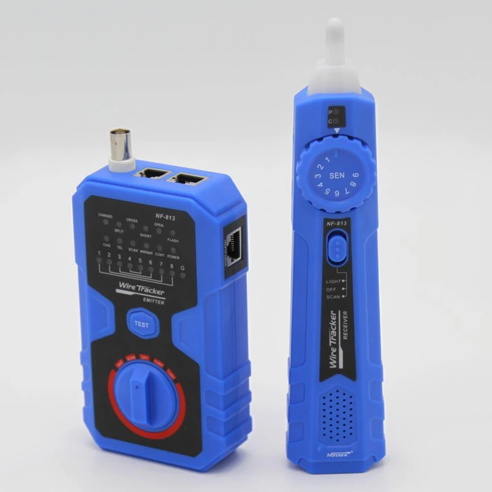 Original NOYAFA cable tester Wire locator for RJ45 RJ11 BNC , Continuity Test Polarity & identify telephone line condition
Original NOYAFA cable tester Wire locator for RJ45 RJ11 BNC , Continuity Test Polarity & identify telephone line condition