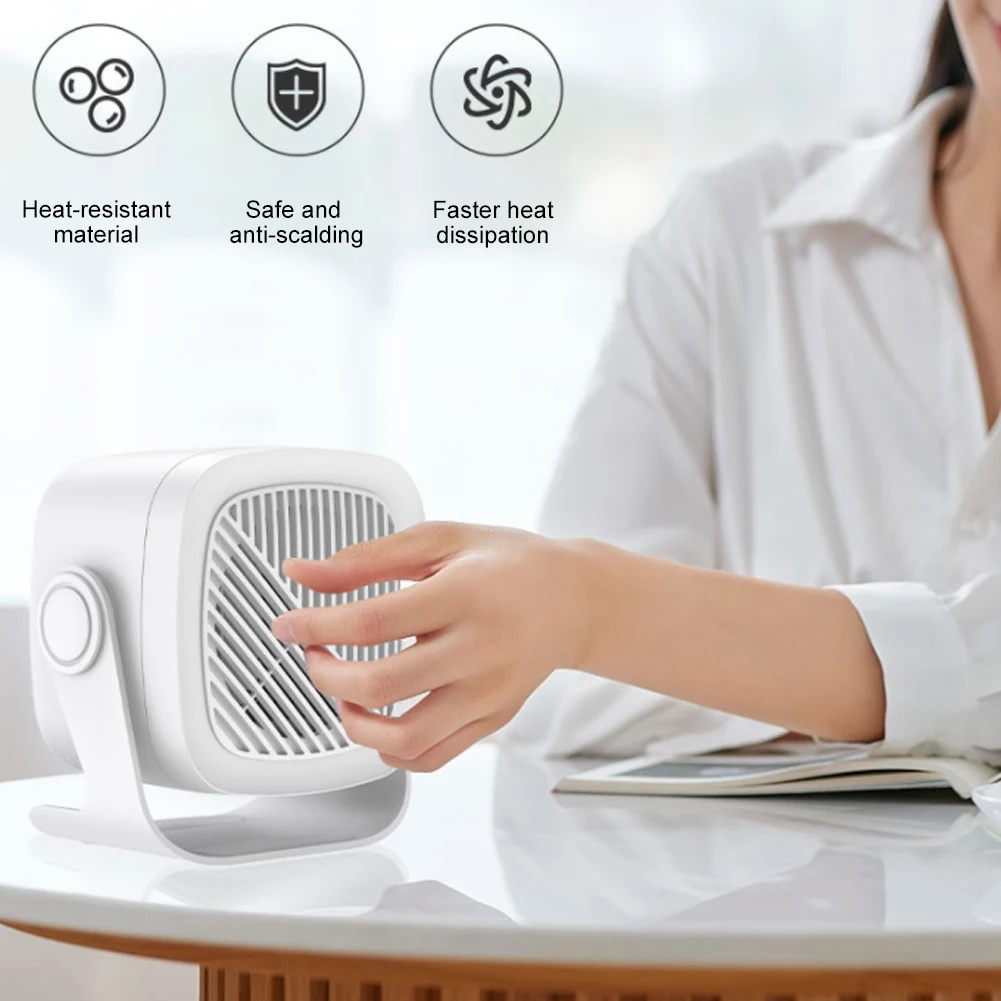 800W 2 in 1 Electric Space Heater Mini Portable Desktop Fan Heater Fast Heating Warm Air Blower for Home Office Dorm Desktop
800W 2 in 1 Electric Space Heater Mini Portable Desktop Fan Heater Fast Heating Warm Air Blower for Home Office Dorm Desktop