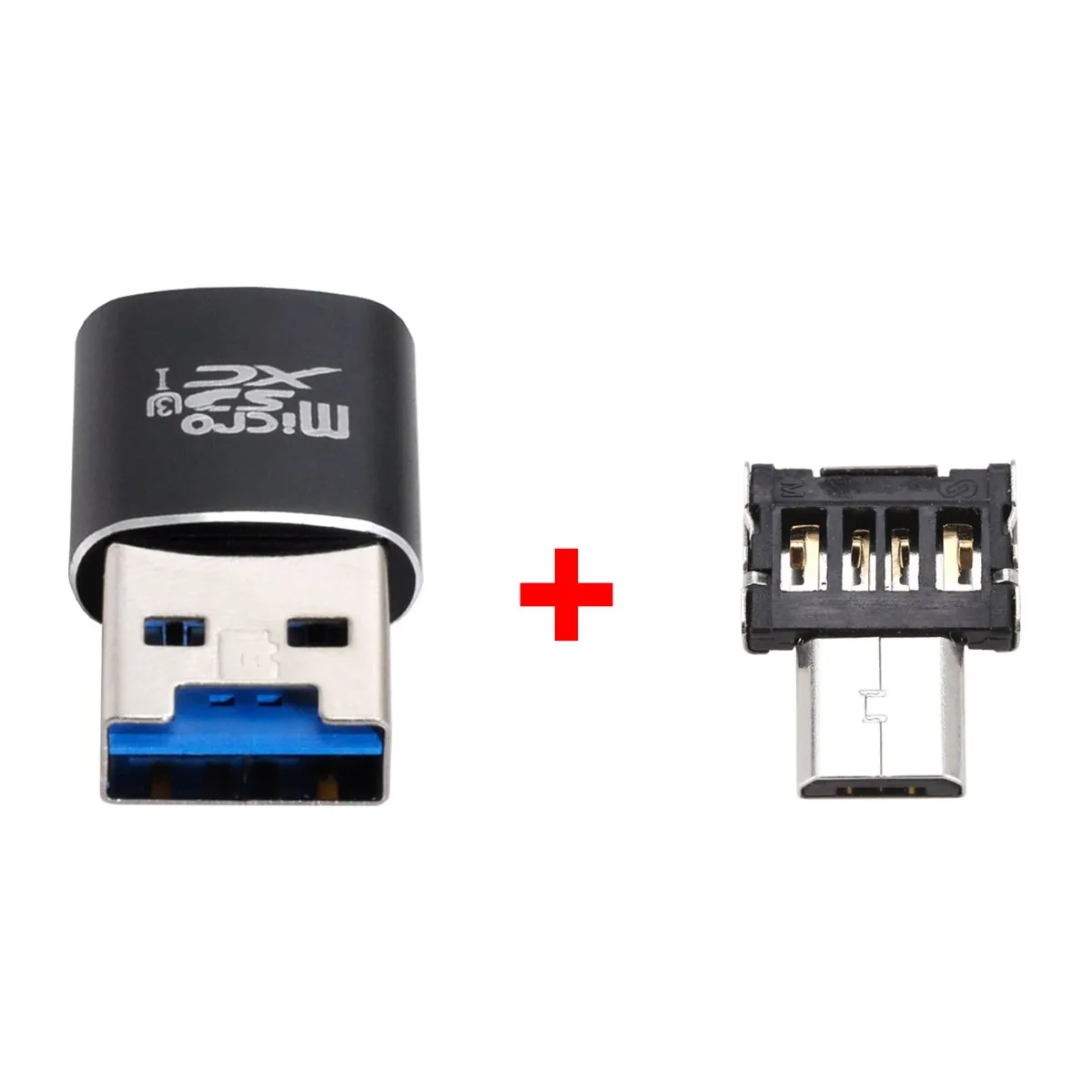 CY USB 3.0 to Micro SD SDXC TF Card Reader with Micro USB 5pin OTG Adapter for Tablet / Cell Phone
CY USB 3.0 to Micro SD SDXC TF Card Reader with Micro USB 5pin OTG Adapter for Tablet / Cell Phone