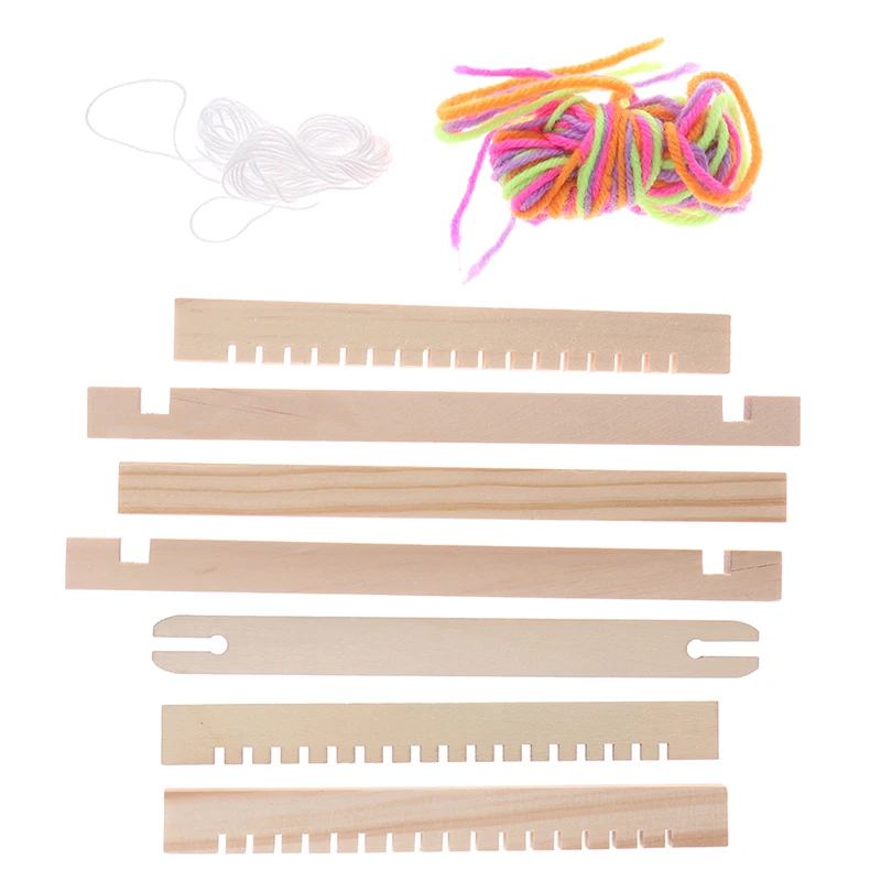 Mini DIY Traditional Wooden Weaving Toy Loom Handmade Knitting Machine With Accessories Knitting Loom for Kids Children
Mini DIY Traditional Wooden Weaving Toy Loom Handmade Knitting Machine With Accessories Knitting Loom for Kids Children
