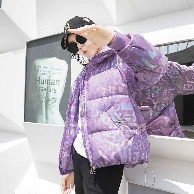 Winter Women purple floral Down coats White Duck Down Hooded Jackets Long Sleeve Warm Parka Female Portable Outwear
Winter Women purple floral Down coats White Duck Down Hooded Jackets Long Sleeve Warm Parka Female Portable Outwear