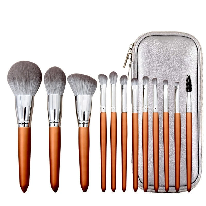 12Pcs Professional Eyes Makeup Brushes Set Wood Handle Eyeshadow Highlighter Brush Blending Powder Make Up Brushes
12Pcs Professional Eyes Makeup Brushes Set Wood Handle Eyeshadow Highlighter Brush Blending Powder Make Up Brushes