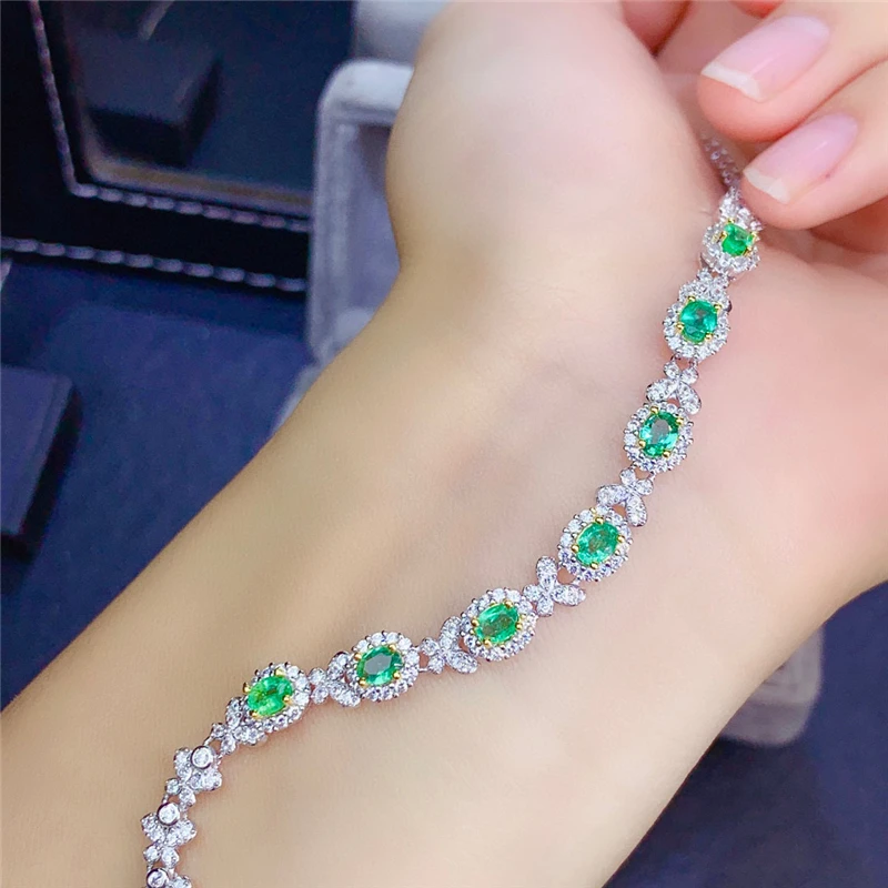 Natural emerald bracelet, 925 silver bracelet, exquisite butterfly style, engagement bracelet, gemstone bracelet,Bridal Bracelet
Natural emerald bracelet, 925 silver bracelet, exquisite butterfly style, engagement bracelet, gemstone bracelet,Bridal Bracelet