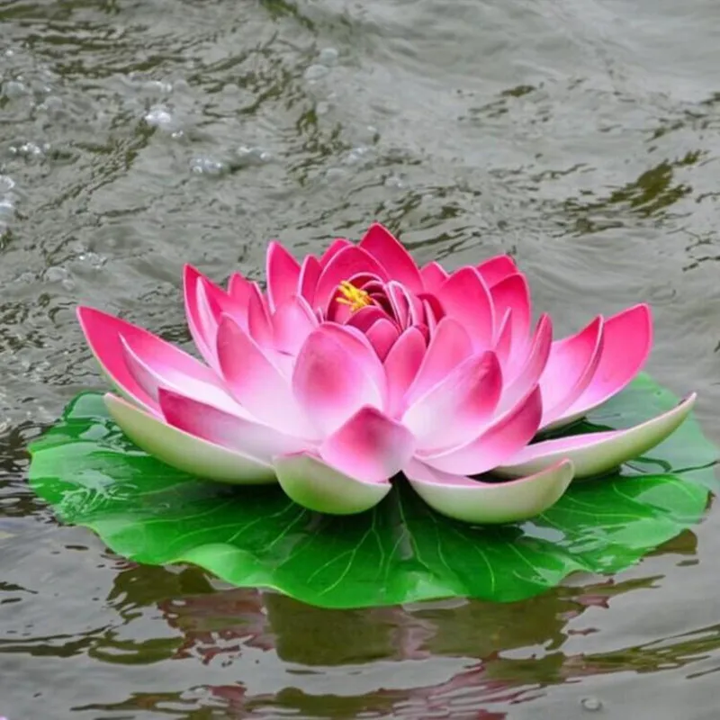 40 CM Elegant Wedding Decoration Artificial Lotus Flower For Christmas Ornament Fish Tank Garden Water Pool Lily
40 CM Elegant Wedding Decoration Artificial Lotus Flower For Christmas Ornament Fish Tank Garden Water Pool Lily