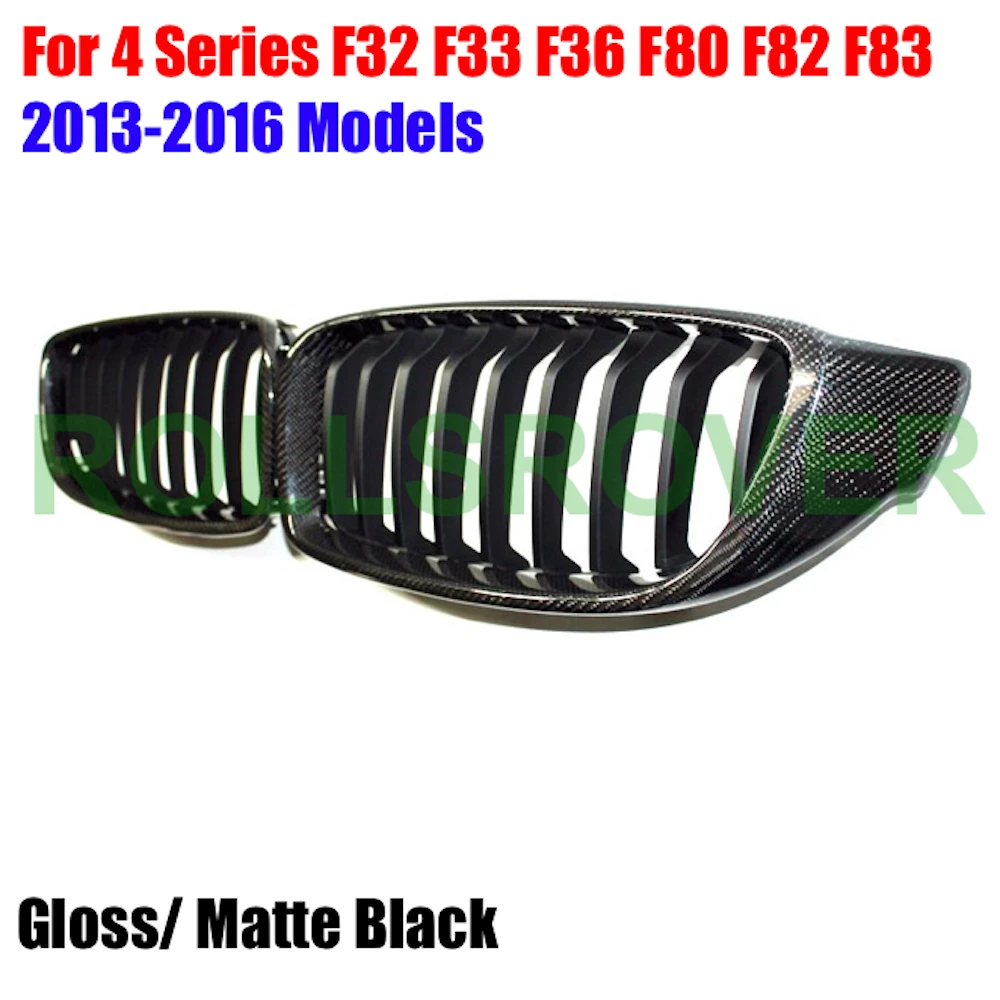 ROLLSROVER Carbon Fiber Front Bumper Grille For 4 Series F32 F33 F36 F80 F82 F83 2013-2016 3 Colors Single Slat
ROLLSROVER Carbon Fiber Front Bumper Grille For 4 Series F32 F33 F36 F80 F82 F83 2013-2016 3 Colors Single Slat