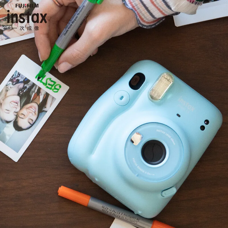 Мини Камера Fujifilm/Fuji instax mini11 One time imaging Instant Polaroid mini 11|Плёночные и моментальные