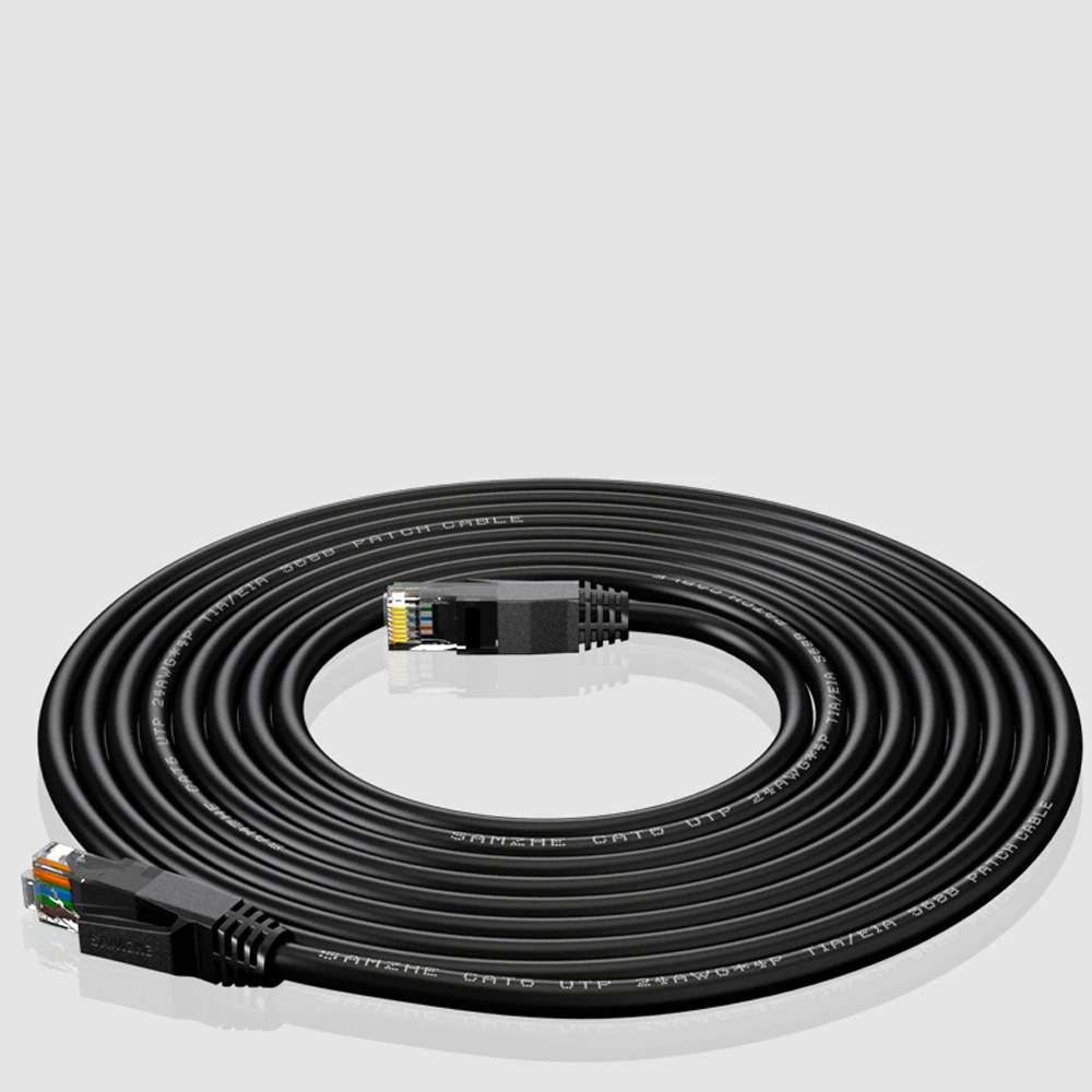 Ethernet кабель RJ45 8P8C Cat6 UTP RJ 45 сетевой 20 м 25 30 40 50 для Cat 6 совместимый модем