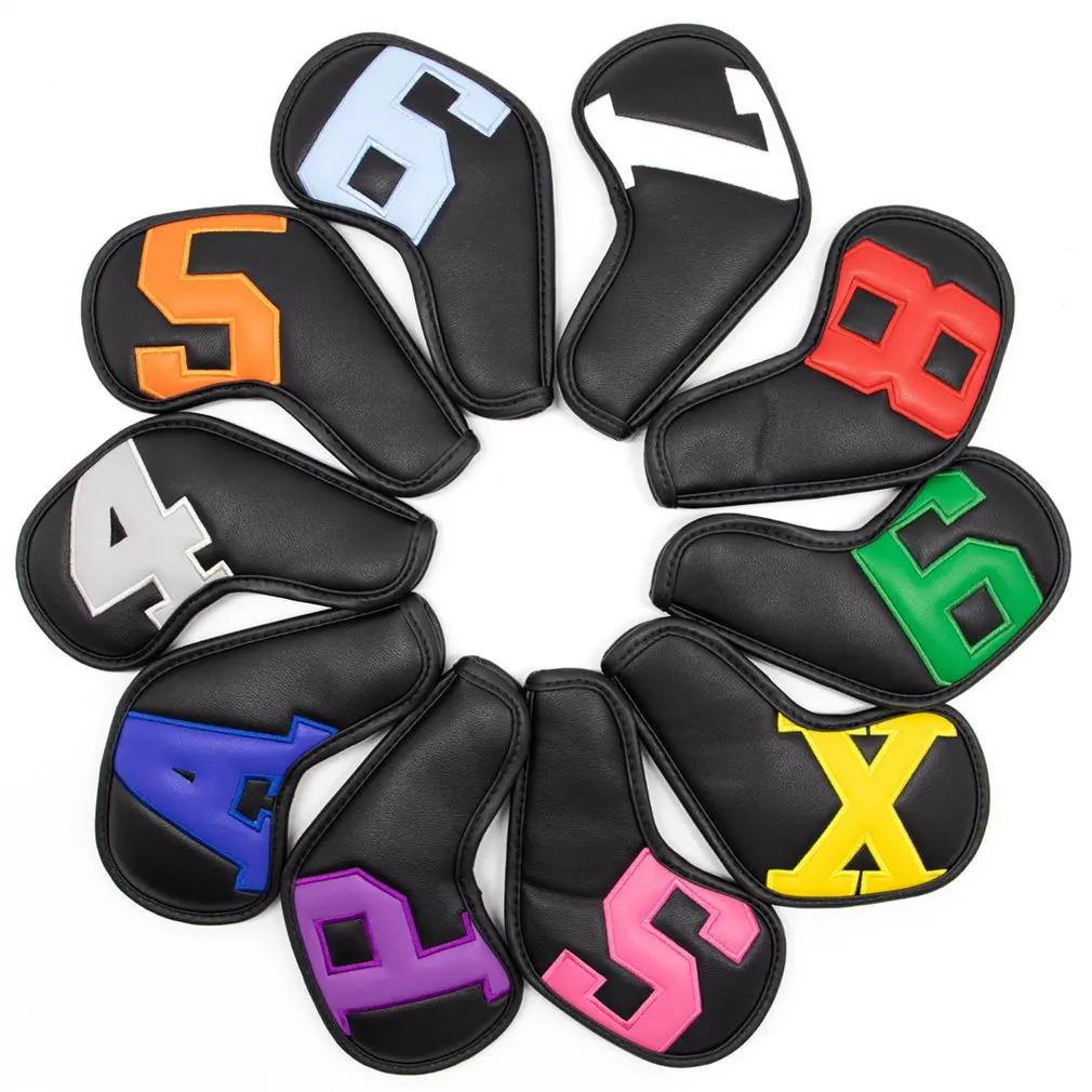 Wave Iron Cover 10Pcs Set PU Leather Waterproof Iron Cover Golf Club Head Cap Cover Factory Direct Sales Customization
Wave Iron Cover 10Pcs Set PU Leather Waterproof Iron Cover Golf Club Head Cap Cover Factory Direct Sales Customization