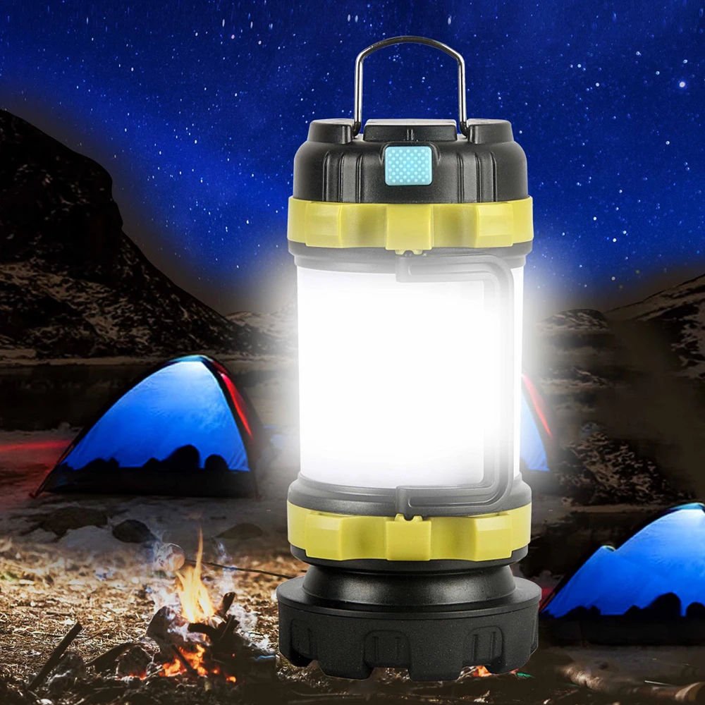 LED Camping Light Lantern USB Rechargeable Flashlight Working Light Outdoor Camp Lamp Waterproof Searchlight Emergency Torch
LED Camping Light Lantern USB Rechargeable Flashlight Working Light Outdoor Camp Lamp Waterproof Searchlight Emergency Torch