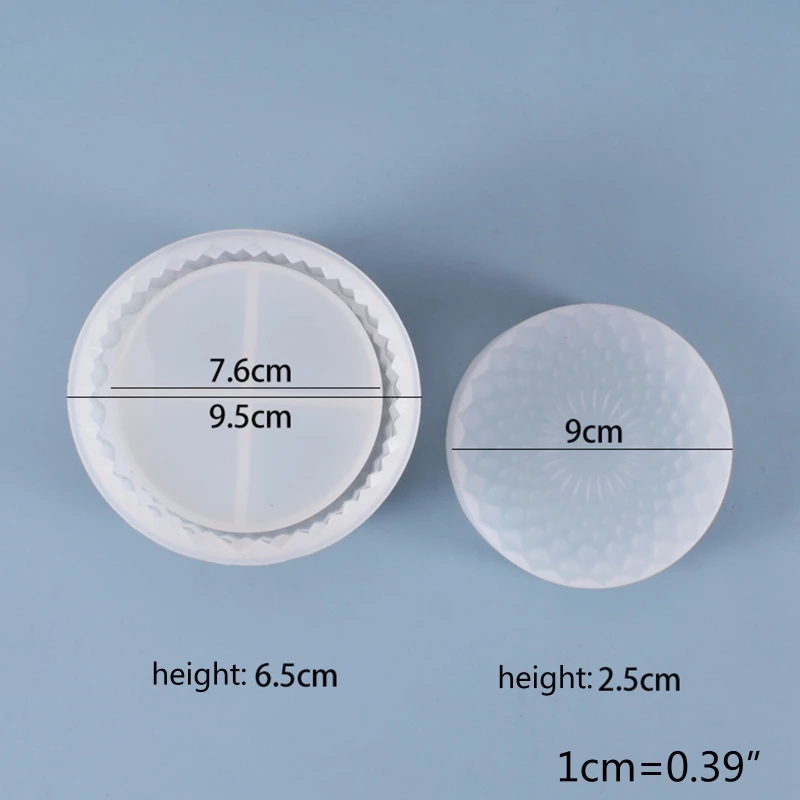 Crystal Epoxy Resin Mold Round Storage Box Casting Silicone Mould DIY Crafts Container Case Jewelry Decorations Making TooL
Crystal Epoxy Resin Mold Round Storage Box Casting Silicone Mould DIY Crafts Container Case Jewelry Decorations Making TooL
