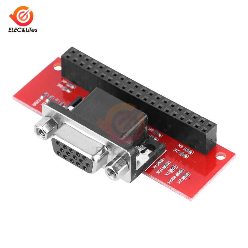 

VGA666 VGA 666 Adapter Board DPI dtoverlays Module For Raspberry Pi 3B 2B B+ A+