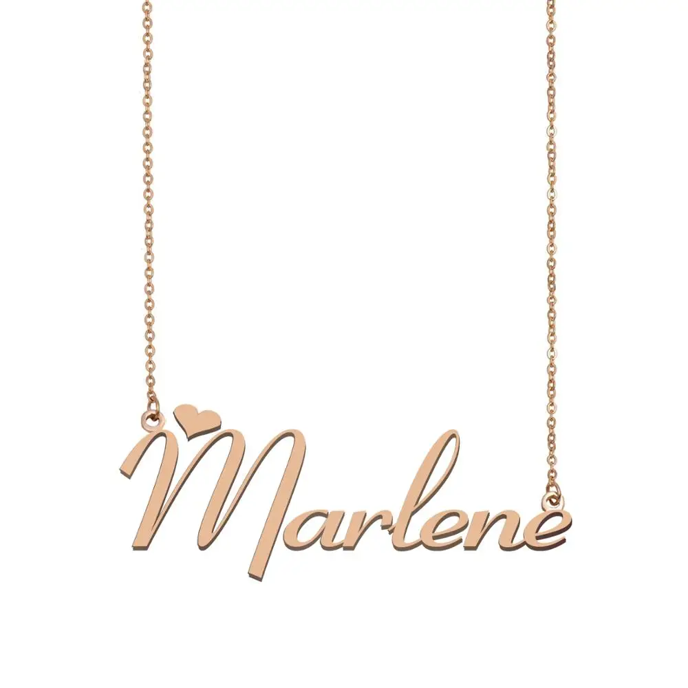 Marlene Name Necklace , Custom Name Necklace for Women Girls Best Friends Birthday Wedding Christmas Mother Days Gift
Marlene Name Necklace , Custom Name Necklace for Women Girls Best Friends Birthday Wedding Christmas Mother Days Gift