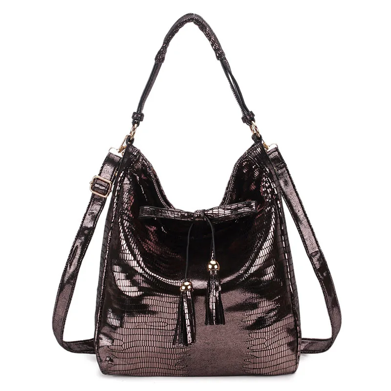 Women's Bag Shoulder Bags Large Handbags Hobo Tassel Female Black Big Ladies Hand Bag Vintage Cross body Bags for Women Silver
Women's Bag Shoulder Bags Large Handbags Hobo Tassel Female Black Big Ladies Hand Bag Vintage Cross body Bags for Women Silver