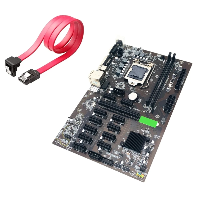 B250 BTC Mining Motherboard 12 PCI-E Support 12 Video Card LGA 1151 DDR4 Sodimm USB3.0 for BTC Machine Bitcoin Mining
B250 BTC Mining Motherboard 12 PCI-E Support 12 Video Card LGA 1151 DDR4 Sodimm USB3.0 for BTC Machine Bitcoin Mining