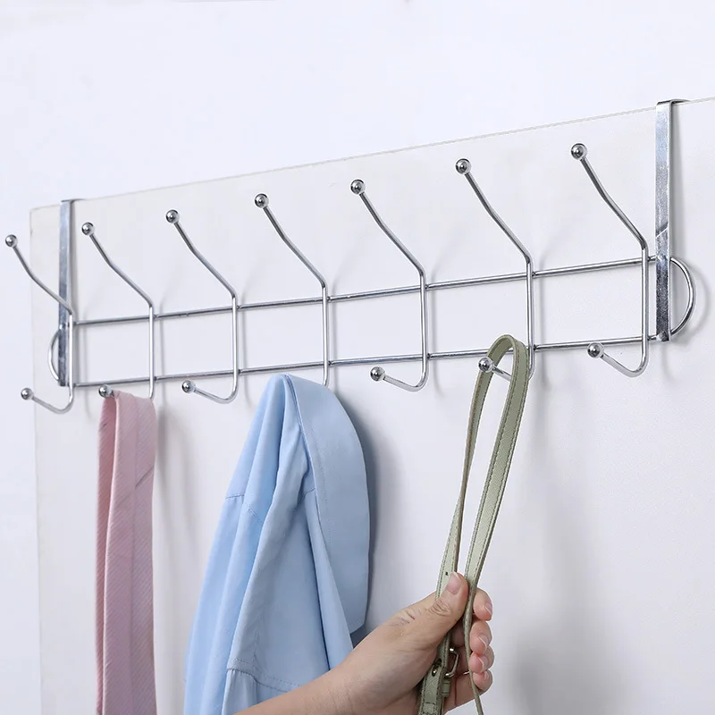 Double Row Door Hooks Clothes Scraf Storage Hole Free Stainless Steel Clothes Hat Keys Hanger 7 Hooks Door Behind Clothes Hooks
Double Row Door Hooks Clothes Scraf Storage Hole Free Stainless Steel Clothes Hat Keys Hanger 7 Hooks Door Behind Clothes Hooks