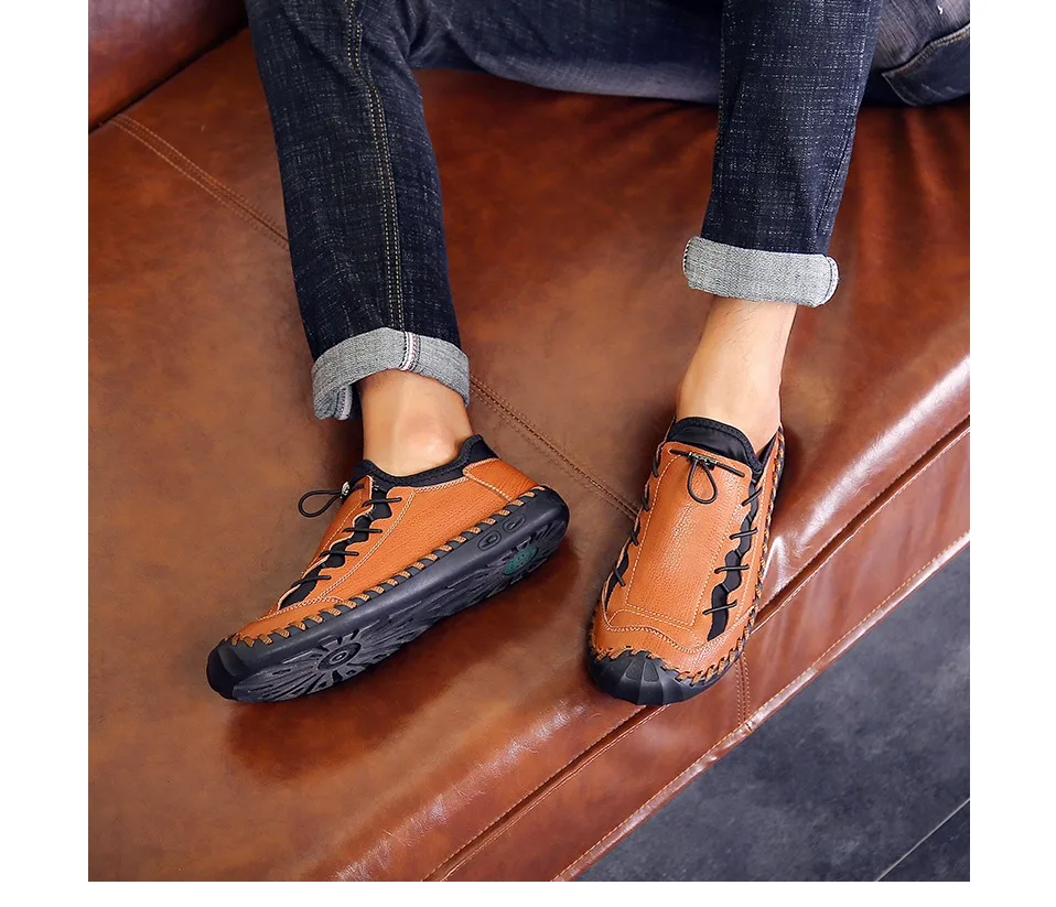 New Comfortable Men Casual Shoes Loafers Men Shoes Quality Split Leather Shoes Man Flats Hot Sale Moccasins Shoe Plus Size
New Comfortable Men Casual Shoes Loafers Men Shoes Quality Split Leather Shoes Man Flats Hot Sale Moccasins Shoe Plus Size