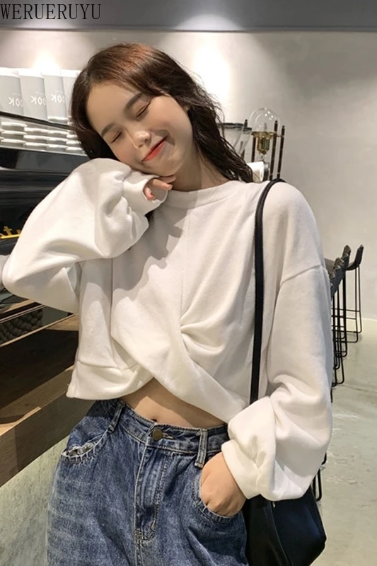WERUERUYU T-shirts Women Loose Long Sleeve Korean Style Sweet Thin Lovely Soft Trendy Hot Selling
WERUERUYU T-shirts Women Loose Long Sleeve Korean Style Sweet Thin Lovely Soft Trendy Hot Selling