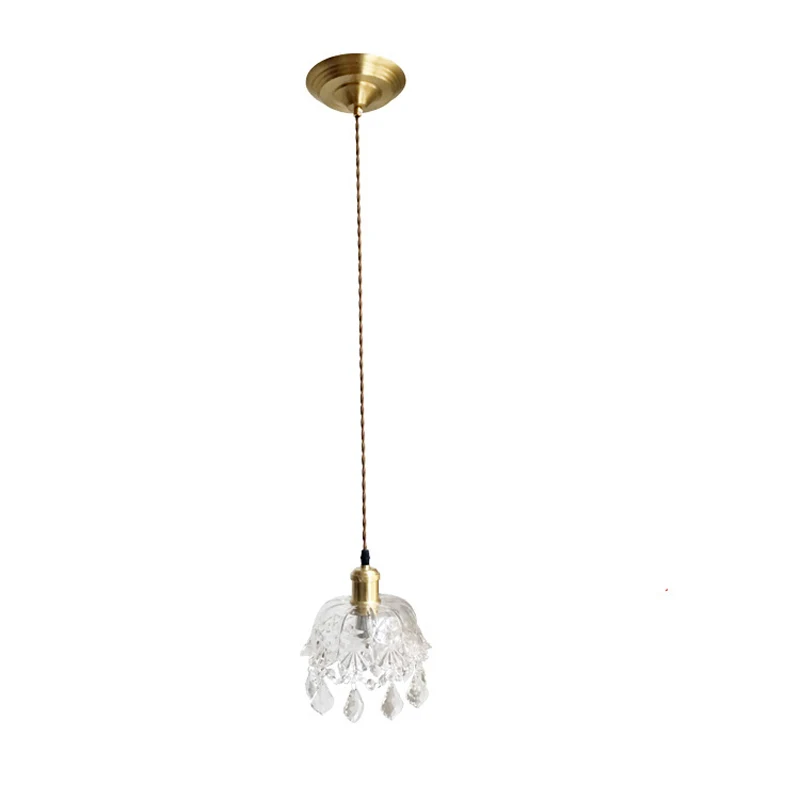 Nordic brass glass carved vintage small Pendant lights living room decoration lamp creative dining room bedroom bedside lamp
Nordic brass glass carved vintage small Pendant lights living room decoration lamp creative dining room bedroom bedside lamp