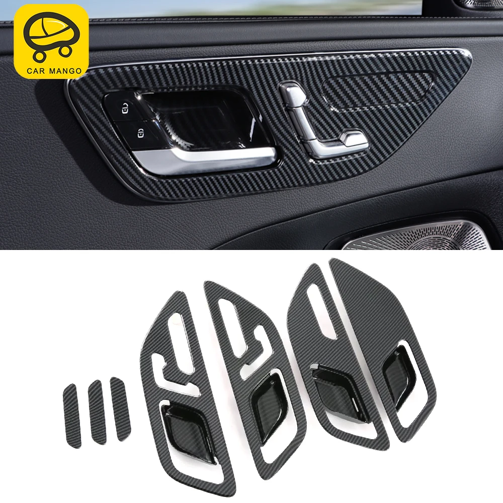For Mercedes-Benz C-Class W206 2022 Car Accessories Inner Door Handle Trim Cover Frame Sticker ABS Carbon Interior Decoration
For Mercedes-Benz C-Class W206 2022 Car Accessories Inner Door Handle Trim Cover Frame Sticker ABS Carbon Interior Decoration