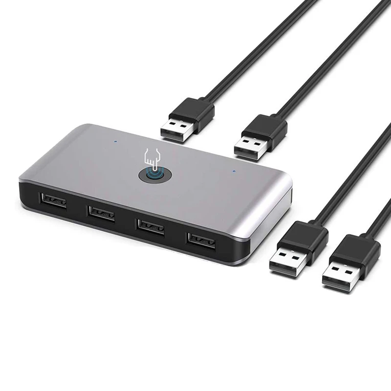Переключатель USB 2,0, два компьютера, 6 портов USB 2,0, переключатель для соединения периферийных устройств, адаптер концентратора для мыши, клав...
Переключатель USB 2,0, два компьютера, 6 портов USB 2,0, переключатель для соединения периферийных устройств, адаптер концентратора для мыши, клав...