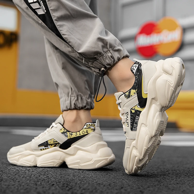 Sneakers Thick-Soled Increased Men's Shoes Korean Version Mesh Breathable Daddy Shoes Youth Lightweight Fashion Running Shoes
Sneakers Thick-Soled Increased Men's Shoes Korean Version Mesh Breathable Daddy Shoes Youth Lightweight Fashion Running Shoes