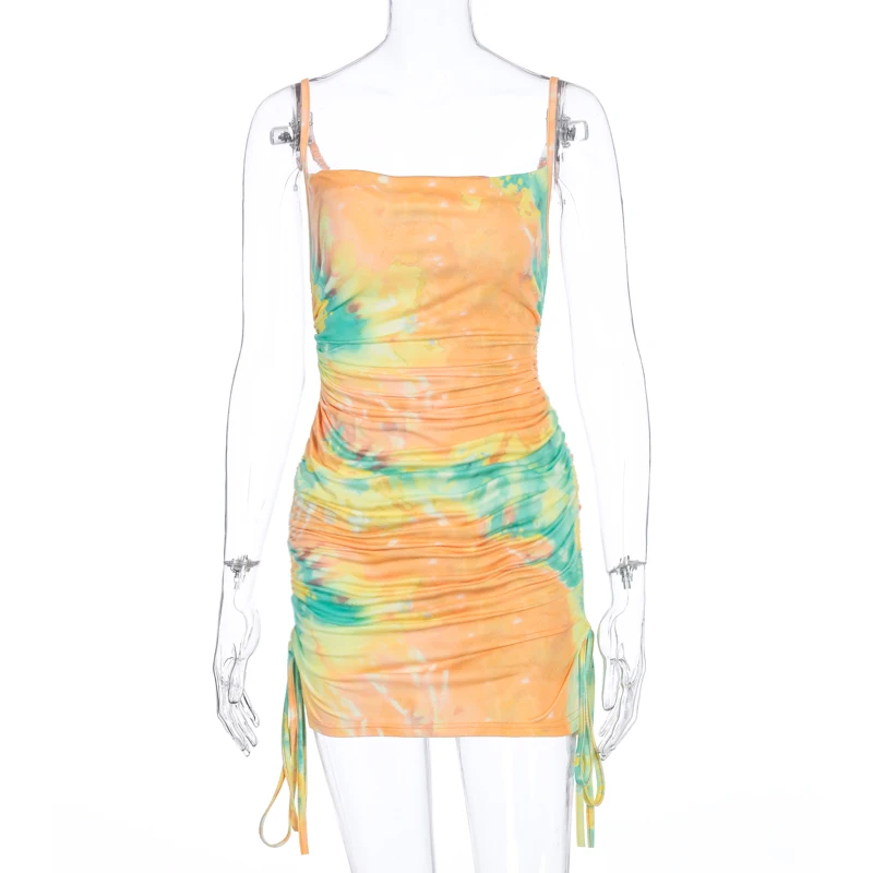 2021 Spring Summer Women Fashion Streetwear Outfits Club Sundress Tie Dye Ruched Bandage Sexy Mini Dress
2021 Spring Summer Women Fashion Streetwear Outfits Club Sundress Tie Dye Ruched Bandage Sexy Mini Dress
