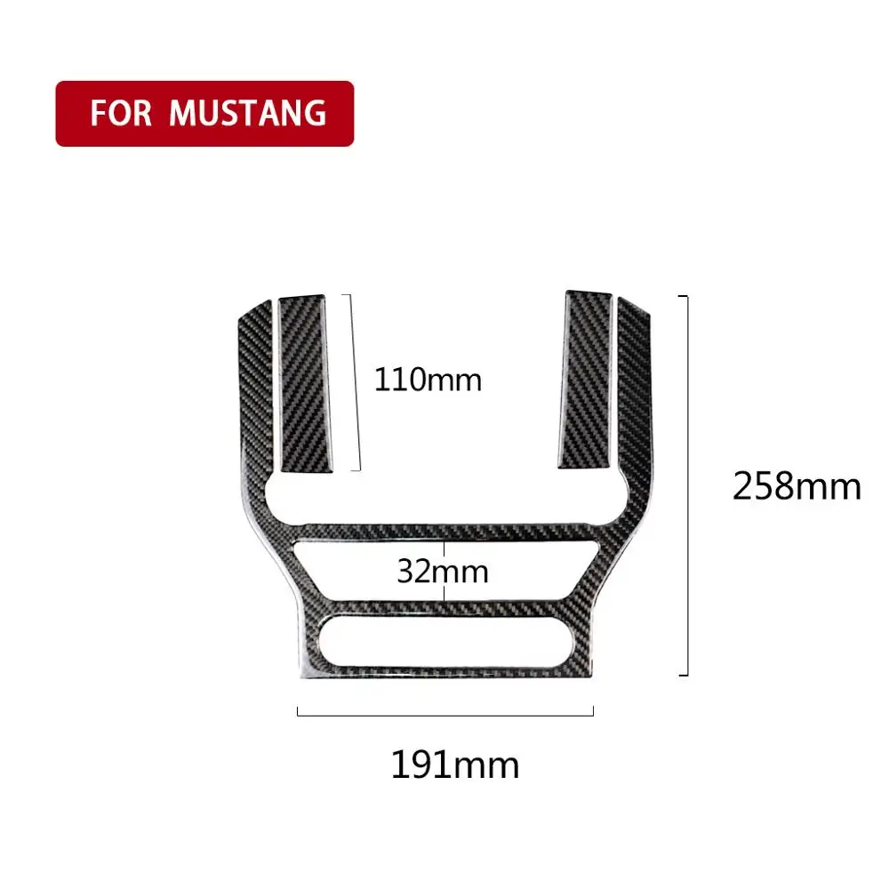 Carbon Fiber Car-styling Stickers Decals Central Control Panel Interior Trim Cover Fit For Ford Mustang 2015-2019 Accessories 
Carbon Fiber Car-styling Stickers Decals Central Control Panel Interior Trim Cover Fit For Ford Mustang 2015-2019 Accessories