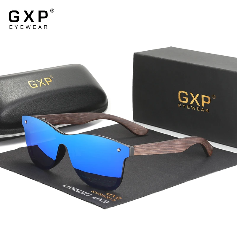 GXP 2021 Technology Handmade Blackened Bamboo Men Women Sunglasses Mirror Polarized UV400 Lens Eyewear With Leather/Wooden box
GXP 2021 Technology Handmade Blackened Bamboo Men Women Sunglasses Mirror Polarized UV400 Lens Eyewear With Leather/Wooden box