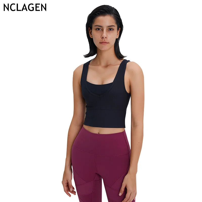 NCLAGEN Summer Yoga Sirts Clothing Sexy Beauty Back Yoga Running Fitness Women Push-up Gym Sport Workout Running Training Top
NCLAGEN Summer Yoga Sirts Clothing Sexy Beauty Back Yoga Running Fitness Women Push-up Gym Sport Workout Running Training Top