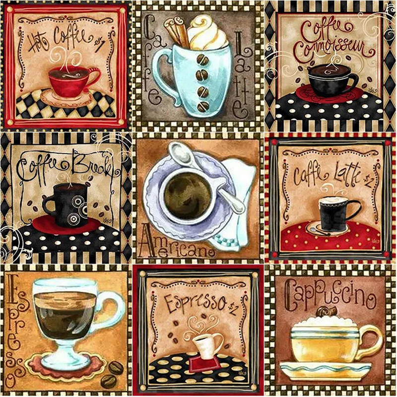 5D DIY Diamond Painting Flower Cross Stitch Coffee Cup Diamond Embroidery Full Square Round Drill Crafts Manual Home Decor Gift
5D DIY Diamond Painting Flower Cross Stitch Coffee Cup Diamond Embroidery Full Square Round Drill Crafts Manual Home Decor Gift