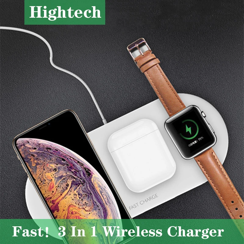 Беспроводное зарядное устройство 3 в 1, для iWatch Aidpods, iPhone 11, 12, X, XS, XR, Samsung, 10 Вт
Беспроводное зарядное устройство 3 в 1, для iWatch Aidpods, iPhone 11, 12, X, XS, XR, Samsung, 10 Вт