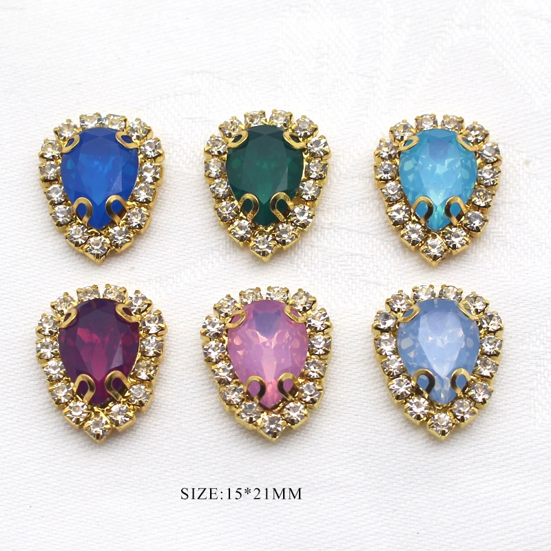 10Pcs/Lot 15*21mmGold Button for Colthing DIY Beautiful Wedding accessories and suitable for all kinds of accessories
10Pcs/Lot 15*21mmGold Button for Colthing DIY Beautiful Wedding accessories and suitable for all kinds of accessories