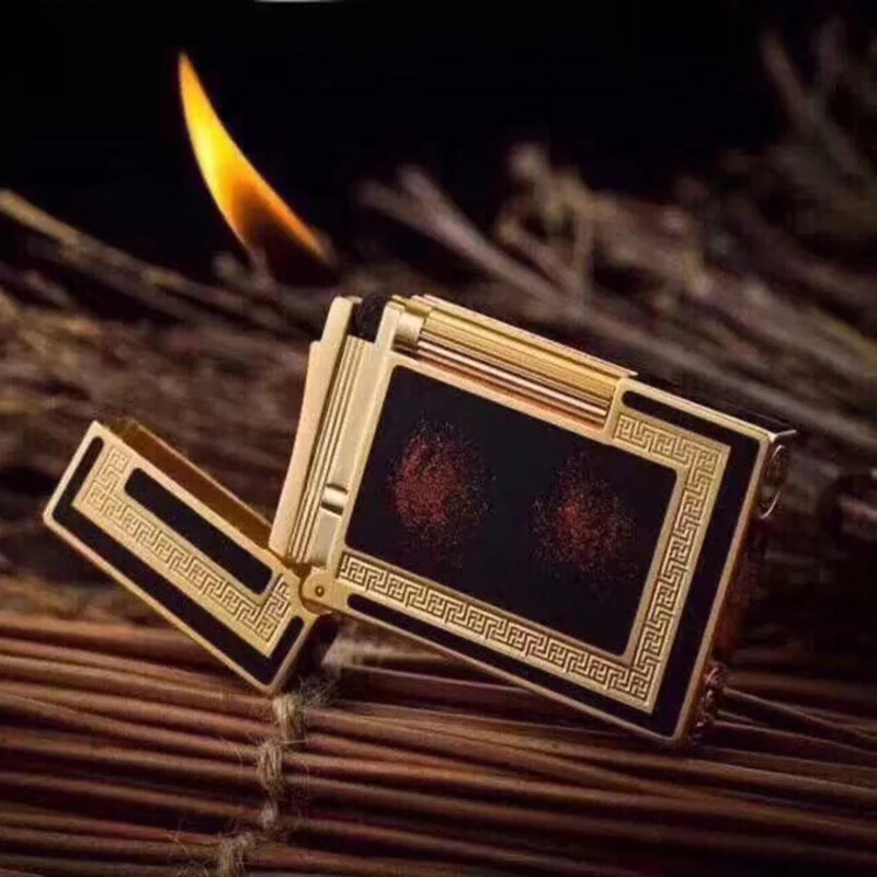 100% New vintage dupont bright sound gas lighter windproof copper body for cigarette
100% New vintage dupont bright sound gas lighter windproof copper body for cigarette
