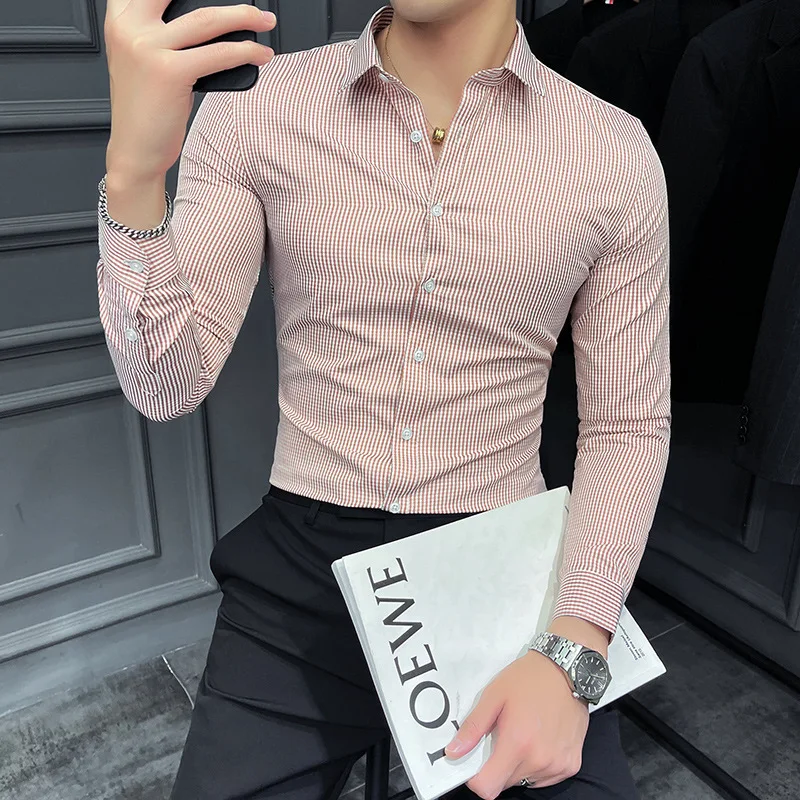 OIMG 2021 autumn new men's long-sleeved shirt men's plaid shirt Korean style trendy temperament casual men's shirt
OIMG 2021 autumn new men's long-sleeved shirt men's plaid shirt Korean style trendy temperament casual men's shirt