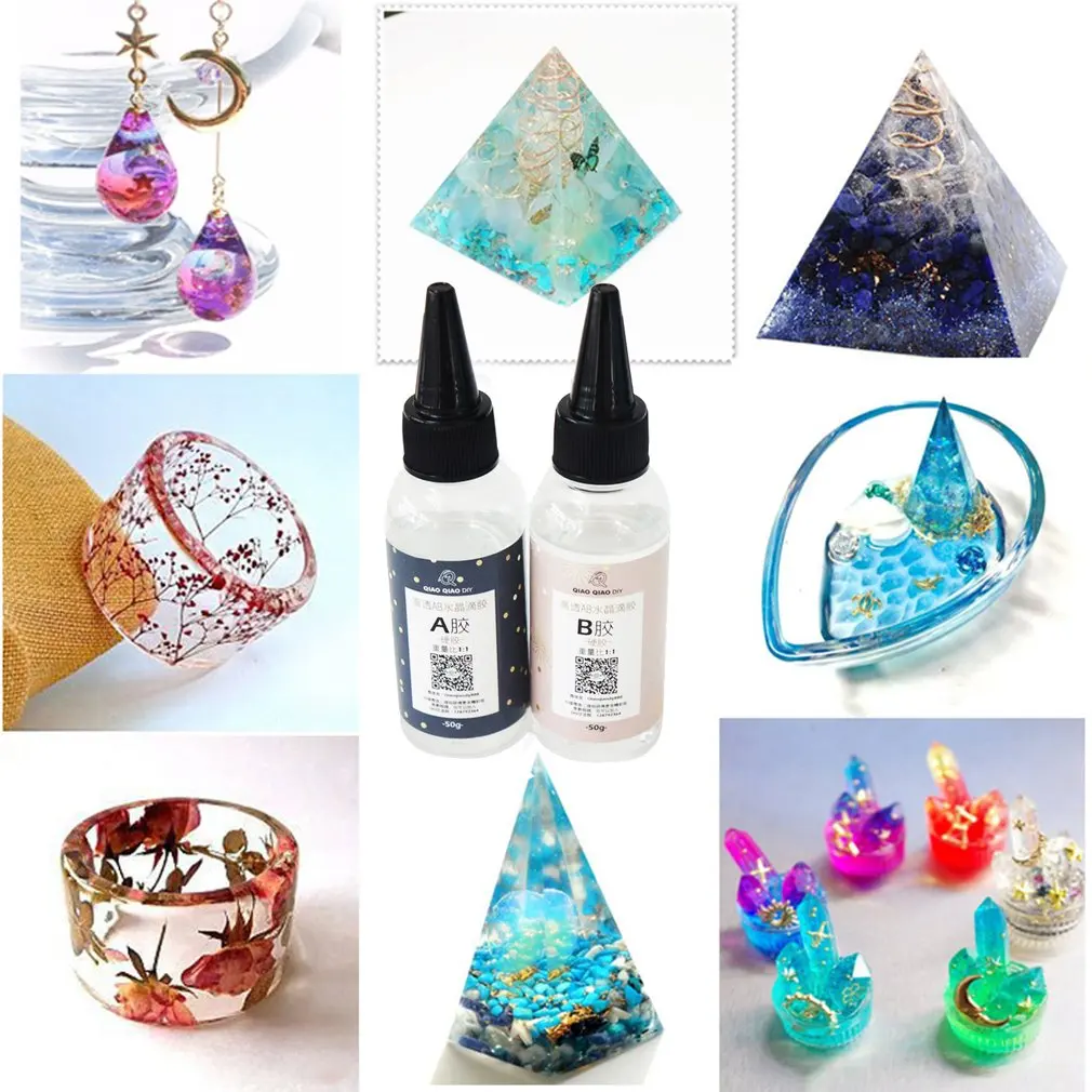 Ultra-transparent AB Crystal Glue Two Component Epoxy Resin Sealant Quick Drying 1:1/3:1
Ultra-transparent AB Crystal Glue Two Component Epoxy Resin Sealant Quick Drying 1:1/3:1
