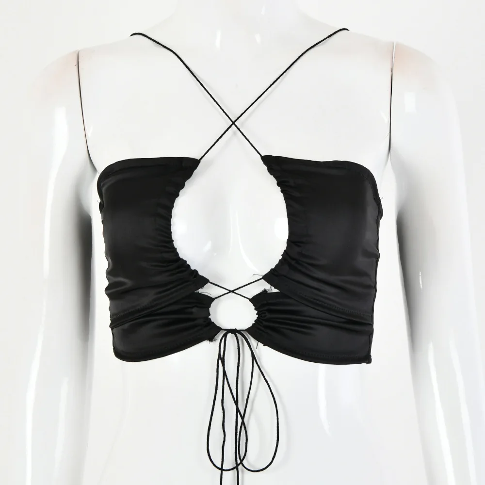Women Camisole Sexy Backless Vest Sling Bras Tops Camis Chest-Wrapped Sleeveless Hollow Out Sleeveless Party Club Crop Tops
Women Camisole Sexy Backless Vest Sling Bras Tops Camis Chest-Wrapped Sleeveless Hollow Out Sleeveless Party Club Crop Tops