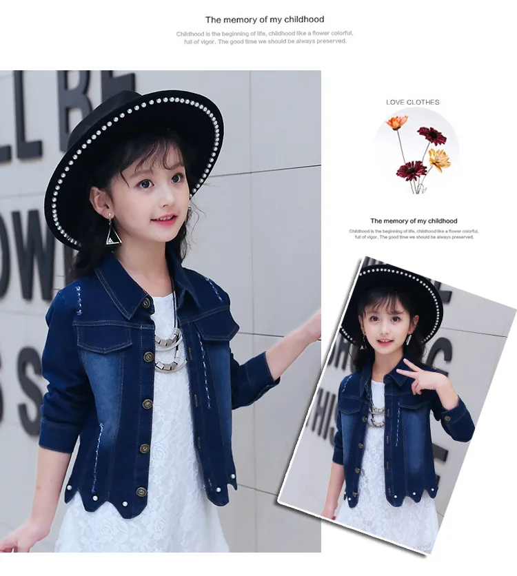 Girls Spring and Autumn New Denim Jacket Little Girl Cartoon Animal Pattern Lapel Long Sleeve Cotton Casual Denim Jacket Top
Girls Spring and Autumn New Denim Jacket Little Girl Cartoon Animal Pattern Lapel Long Sleeve Cotton Casual Denim Jacket Top