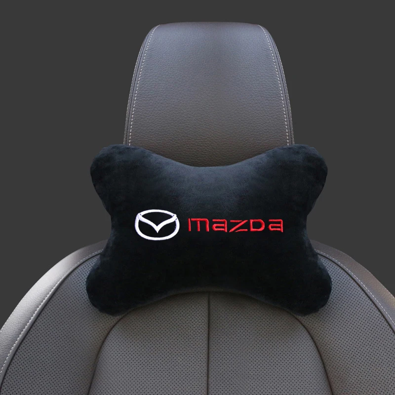 

2Pcs Car Headrest Cushion Neck Pillows Backrest For Mazda 2 3 6 Demio CX3 CX-5 CX5 CX 5 CX7 CX9 MX5 Axela Atenza 2017 2018 2019