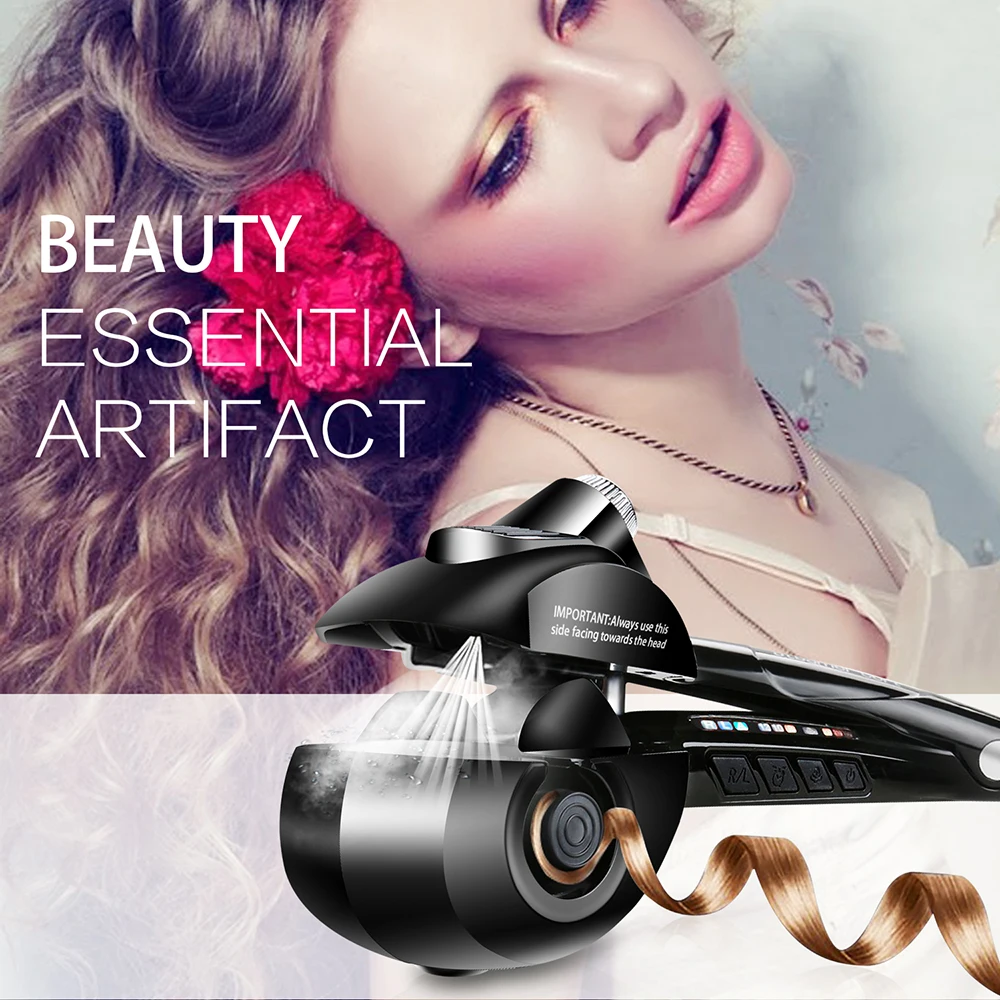 LCD Display Hair Curler for Women Automatic Curling Iron Big Wave Wand Curly Hair Styling Tools Hair Iron Hair Curling Iron Curl
LCD Display Hair Curler for Women Automatic Curling Iron Big Wave Wand Curly Hair Styling Tools Hair Iron Hair Curling Iron Curl