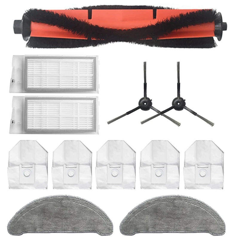 12Pcs For Roidmi EVE Plus Robot Vacuum Cleaner Main Brush HEPA Filter Side Brush Dust Bag Mop Cloth Replacement Parts
12Pcs For Roidmi EVE Plus Robot Vacuum Cleaner Main Brush HEPA Filter Side Brush Dust Bag Mop Cloth Replacement Parts