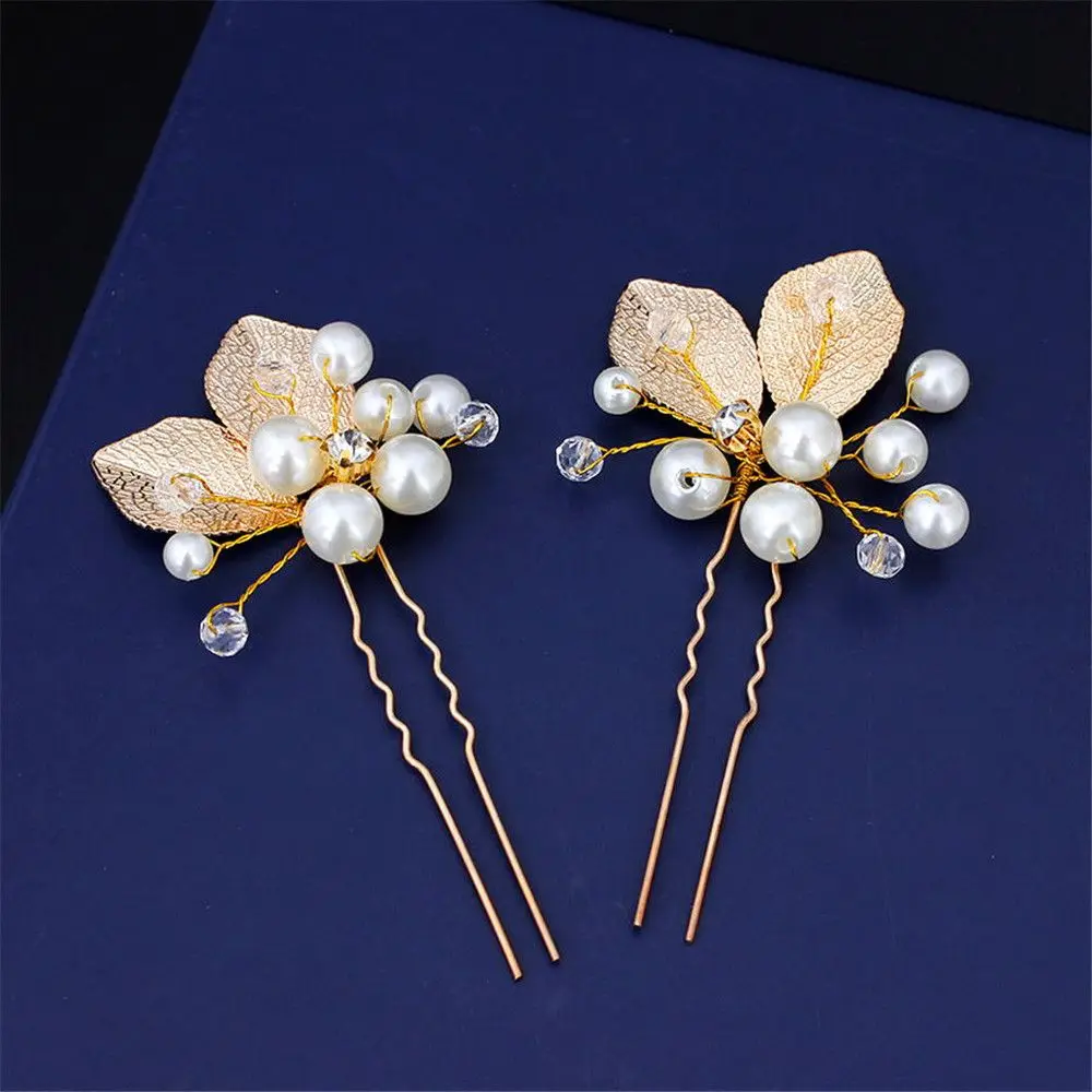 Wedding Party Hair Ornament Rhinestone Crystal Hairpins Pearl Leaf Hair Clips Bridal Hair Accessories Hair Jewelry
Wedding Party Hair Ornament Rhinestone Crystal Hairpins Pearl Leaf Hair Clips Bridal Hair Accessories Hair Jewelry